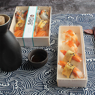 120*120*36mm Sushi Takeaway Boxes Bakery Pastry Cheese And Charcuterie Box